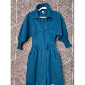 Vintage 80's Missoni Knit Double Breasted Dress Sz 2 Made in‎ Italy